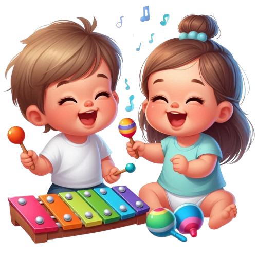 Bild von musizierenden Kindern